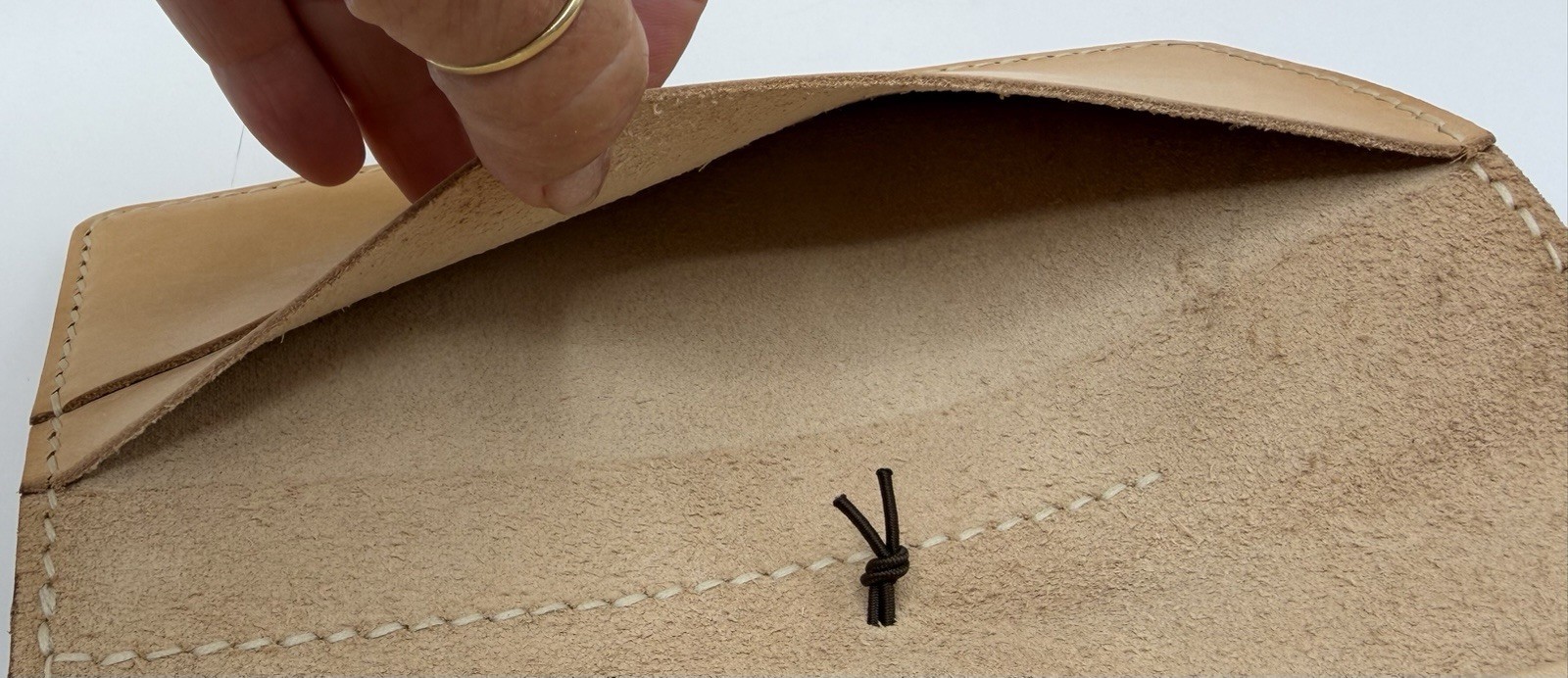 HandStitchedLeatherT B6 Slim Traveler’s Notebook Cover Natural Veg Tan Leather