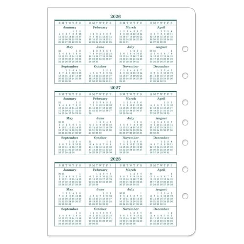 Original Planner Refill – Two Page Per Day, Ring-Bound, Classic Size, Apr 2026 –