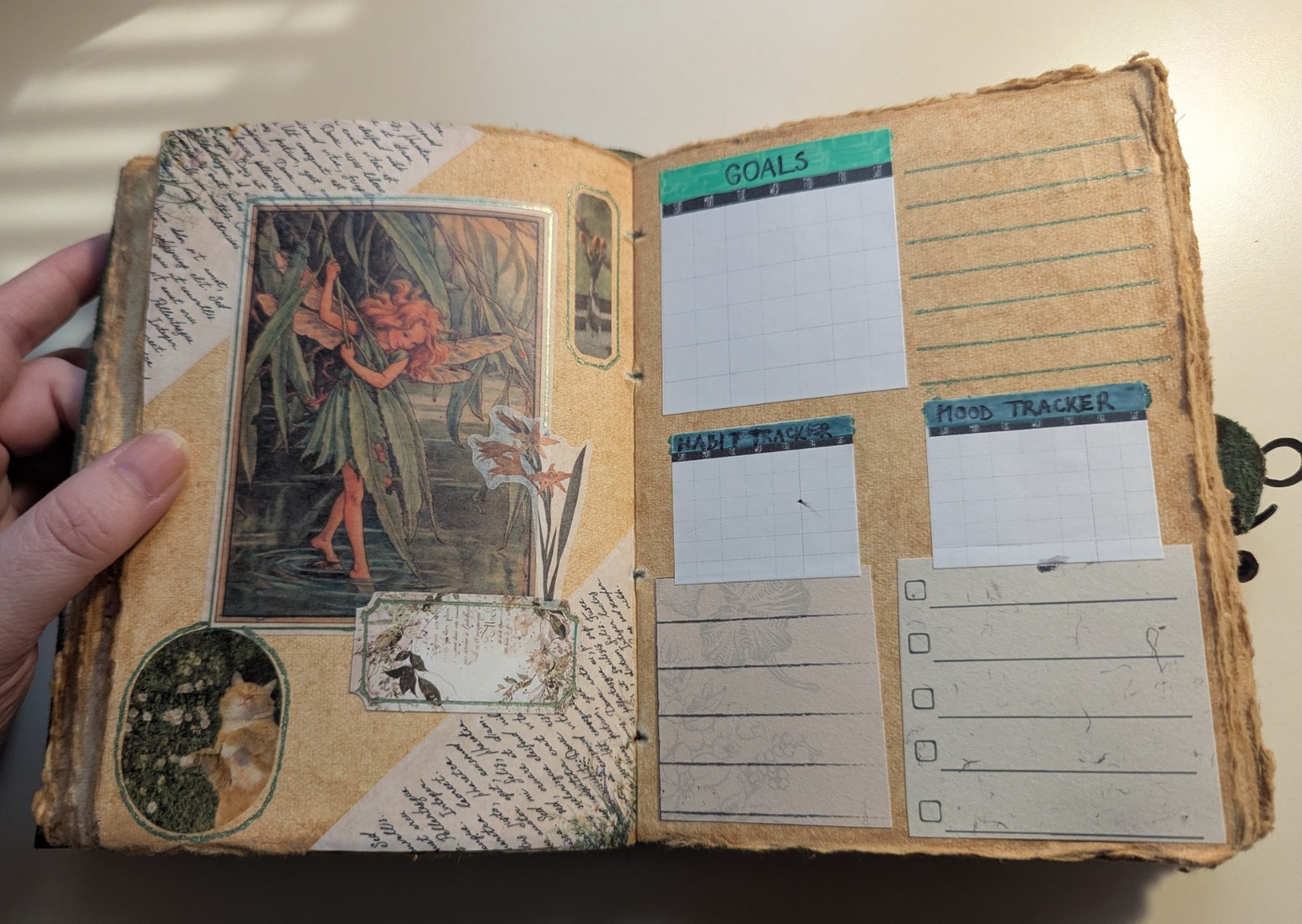 Undated 15 Month Planner Journal In Nature Green Floral Unique