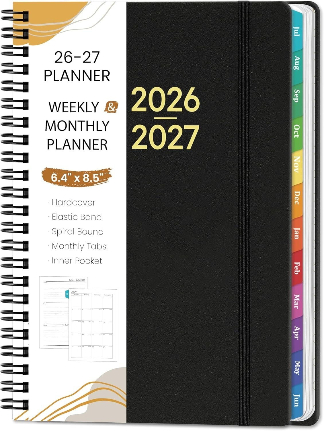 Planner 2026-2027 – Planner 2026-2027 Weekly and Monthly from Jul. 2026