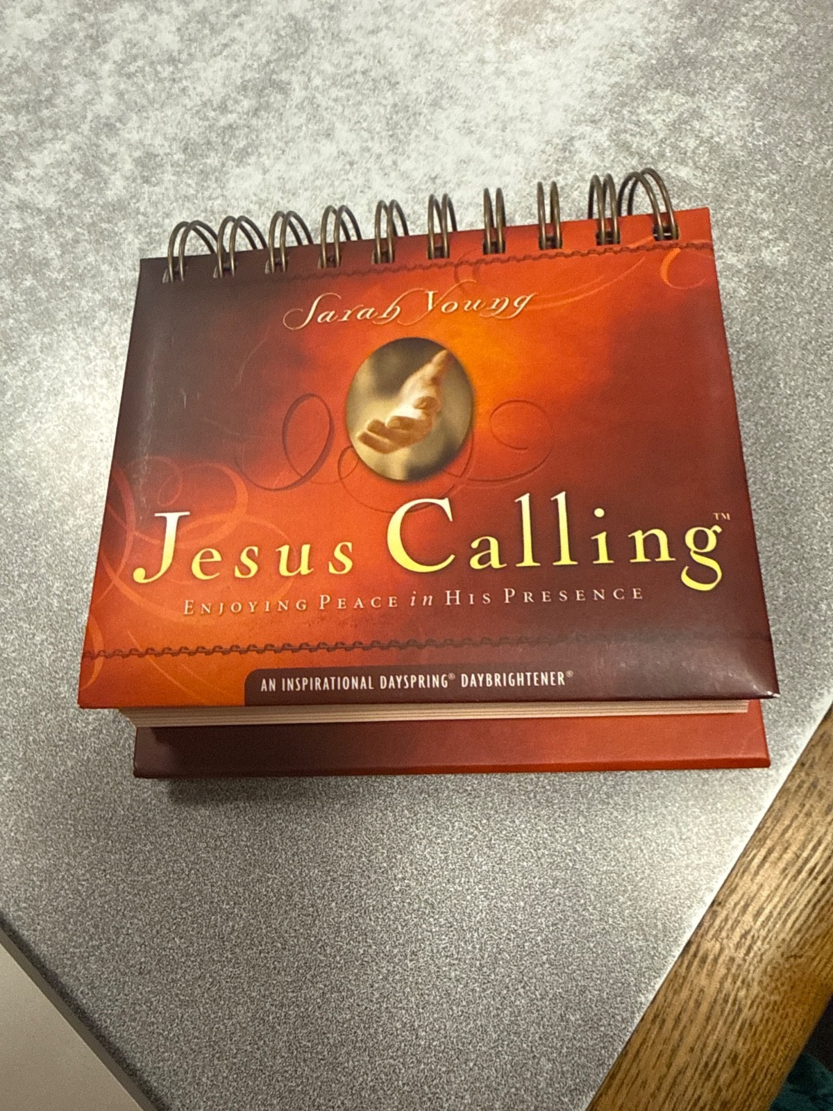 DaySpring Perpetual Flip Calendar Jesus Calling Sarah Young Scripture Devotional