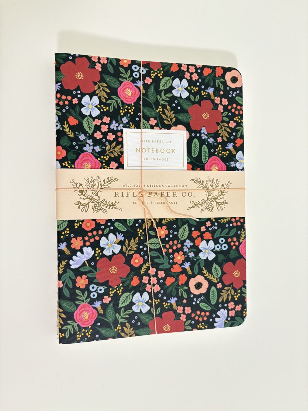 Rifle Paper Co. Posy Floral Notebook Set of 3 Ruled Notebooks NEW Great Gift