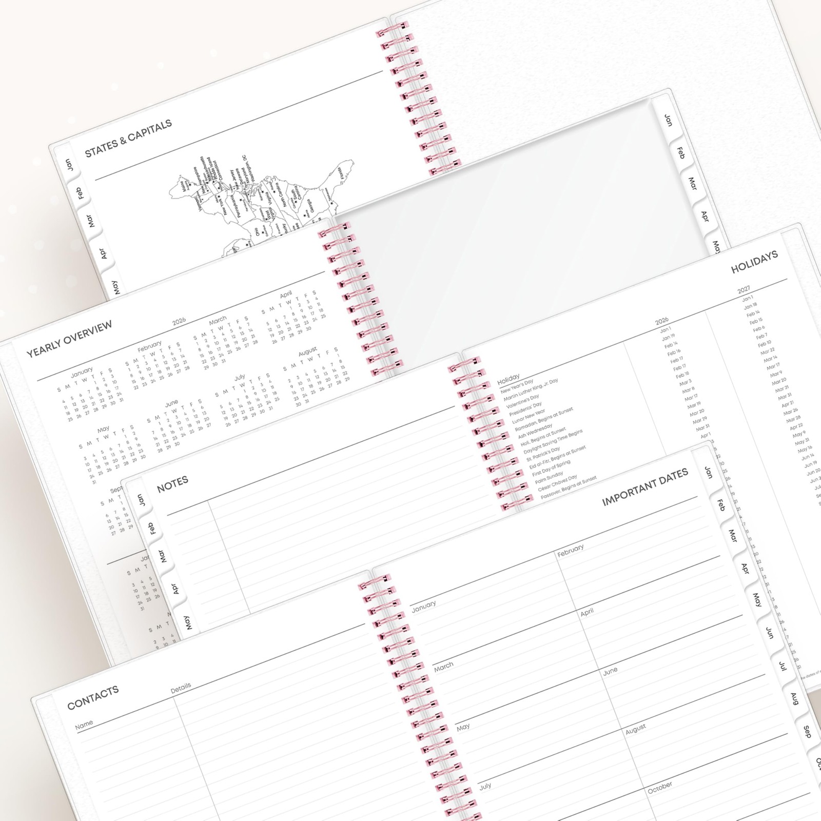 Blue Sky 2026 Weekly and Monthly Planner Calendar, 8.5″ x 11″, Joselyn- 2026
