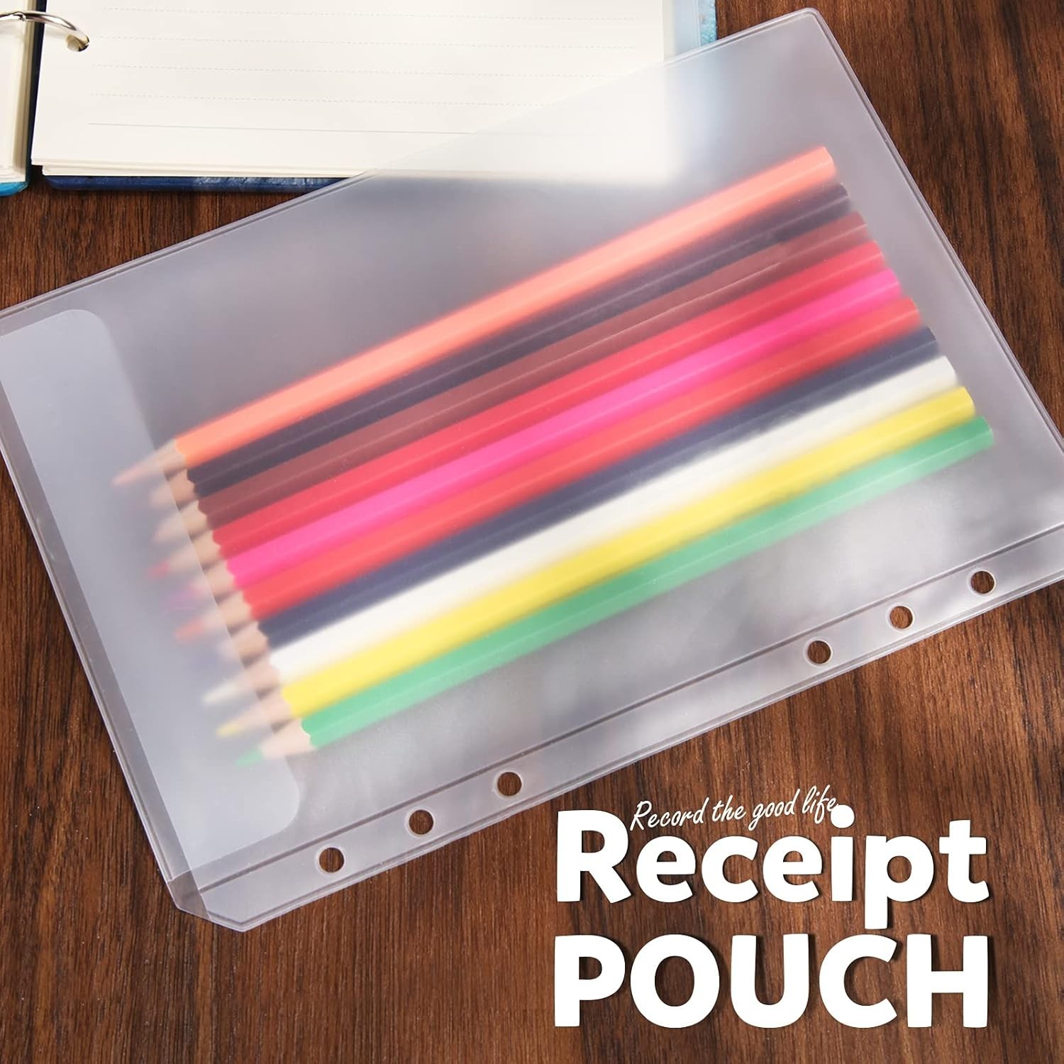 A5 Planner Inserts – Lined Paper with Colorful Tabs & Binder Pockets