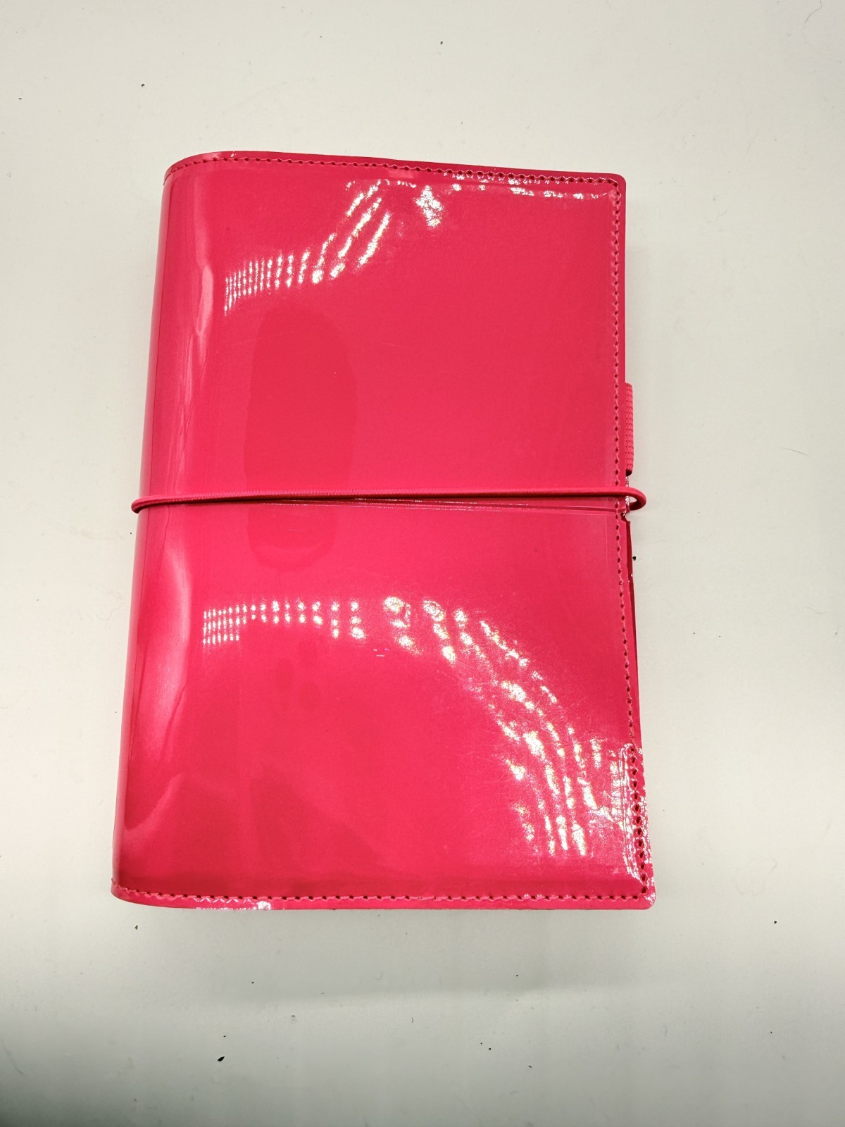 Domino Filofax Patent Organizer, Personal Size, Pink- High-Gloss, unused/new co.