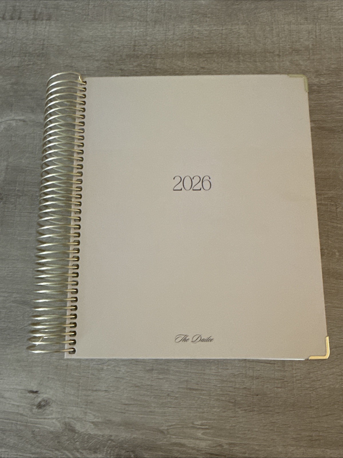 The Dailee 2026 Daily Weekly Monthly Planner Spiral Calendar Year 2026 7×9 READ