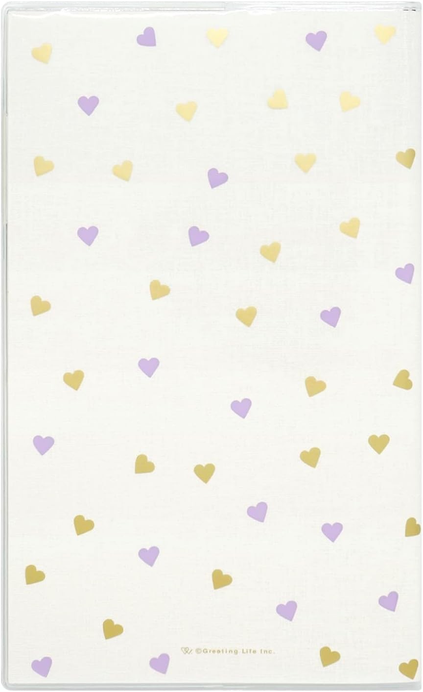 Greeting Life Chic 2026 Planner, B6 Slim, Monthly, Softcover, Heart CD-1404-MM (