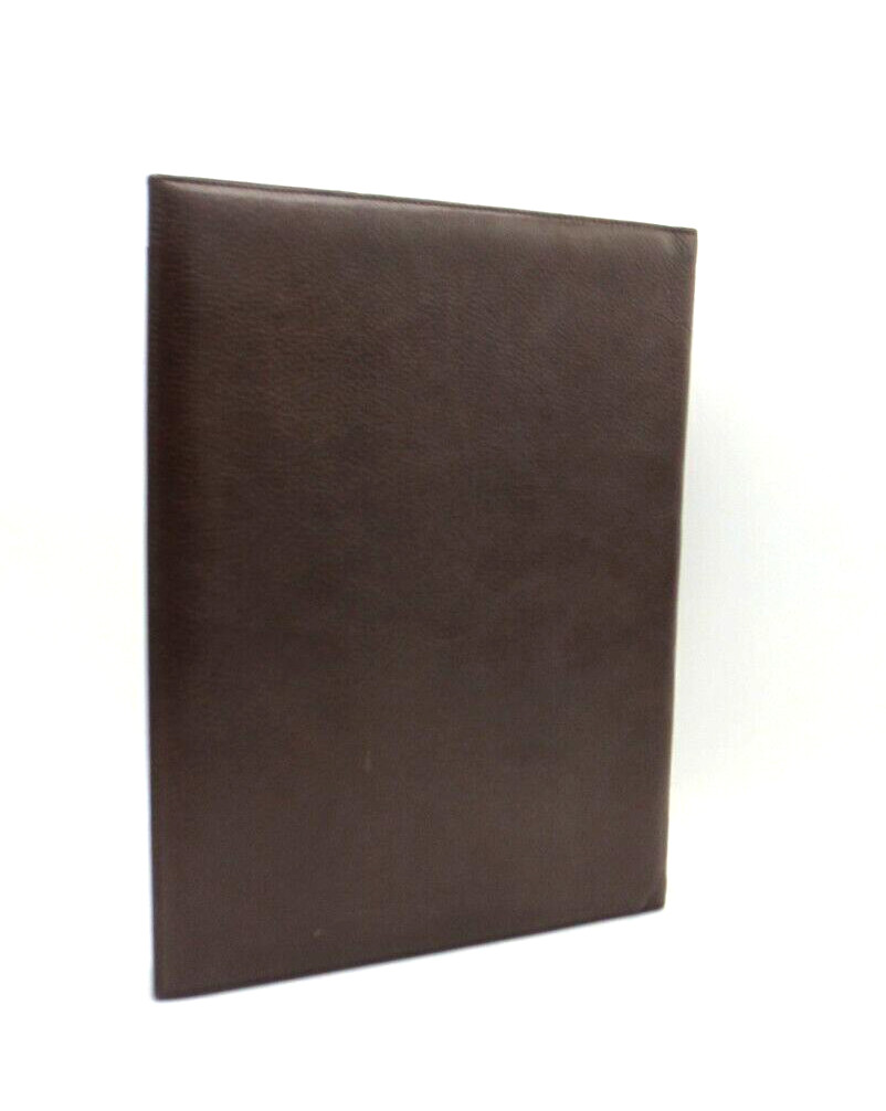 Portfolio Leather Holds 8×10 Pad NEW BROWN