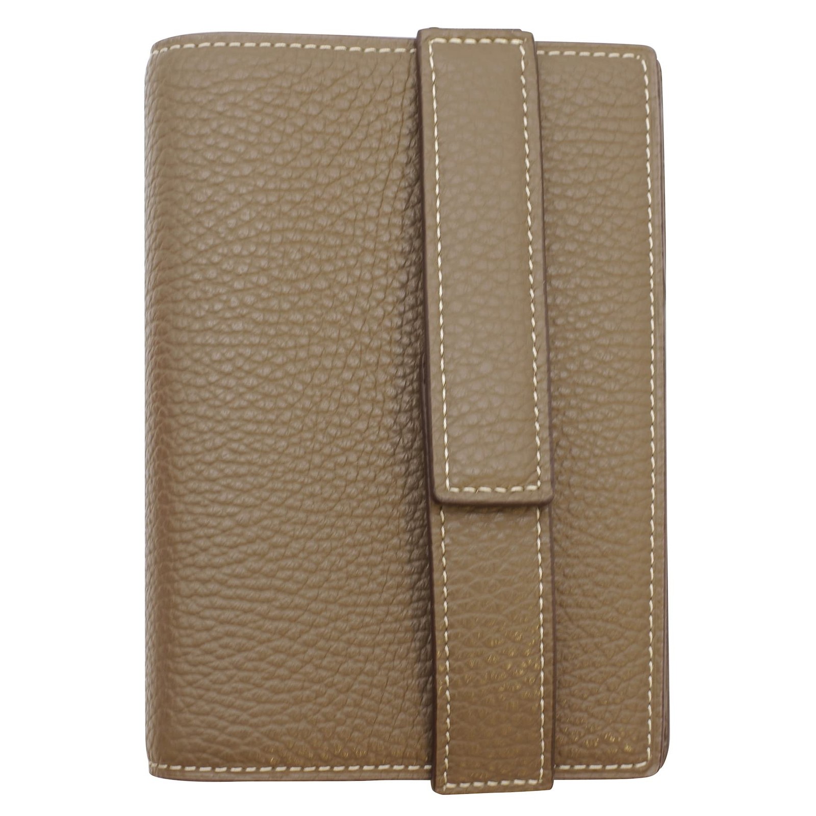 Breilio System Notebook Morbido Vertical Belt Mini 6 Ring Diameter 20 mm Beige G