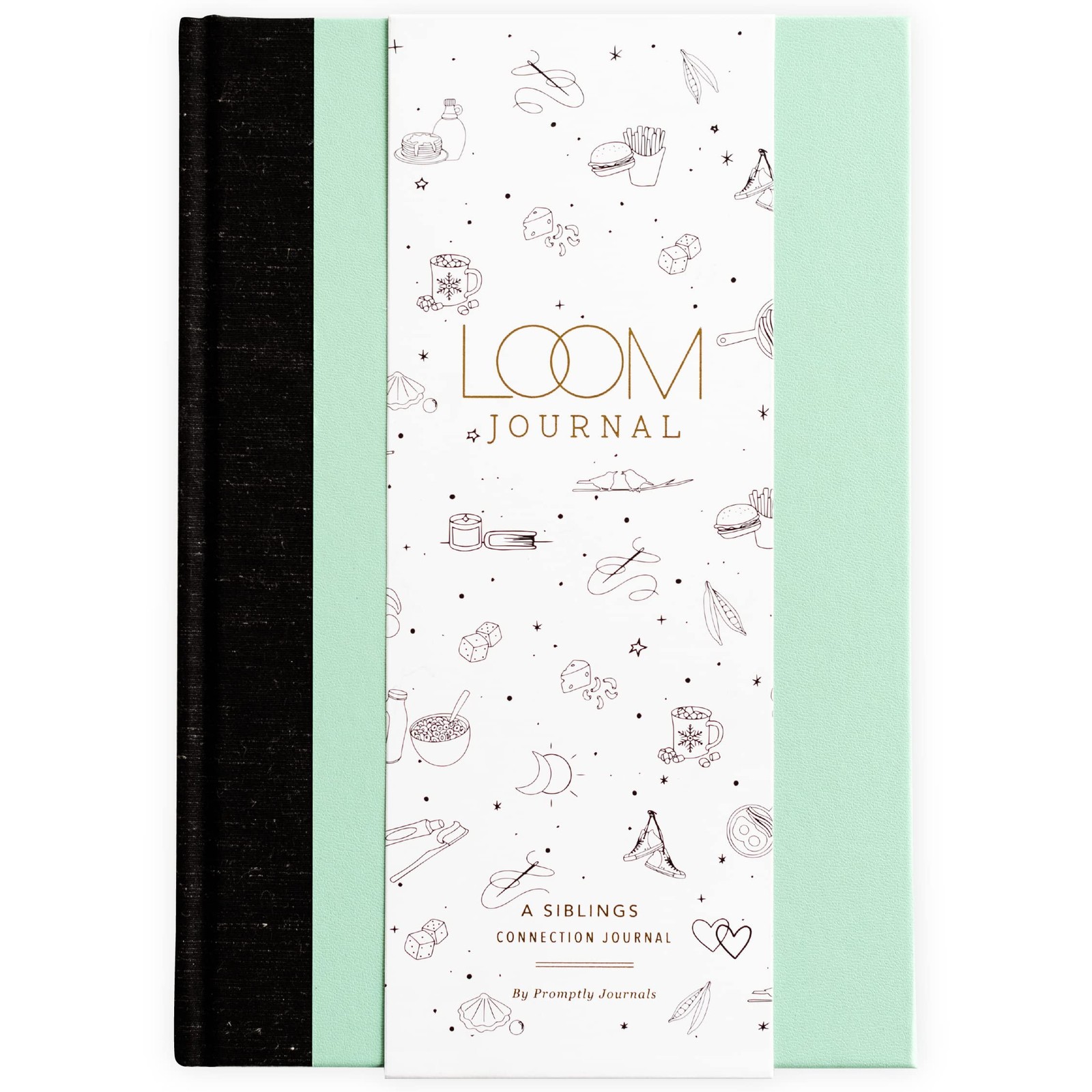 Promptly Journals, Our Connection Journal: An Exploration for Two Mint
