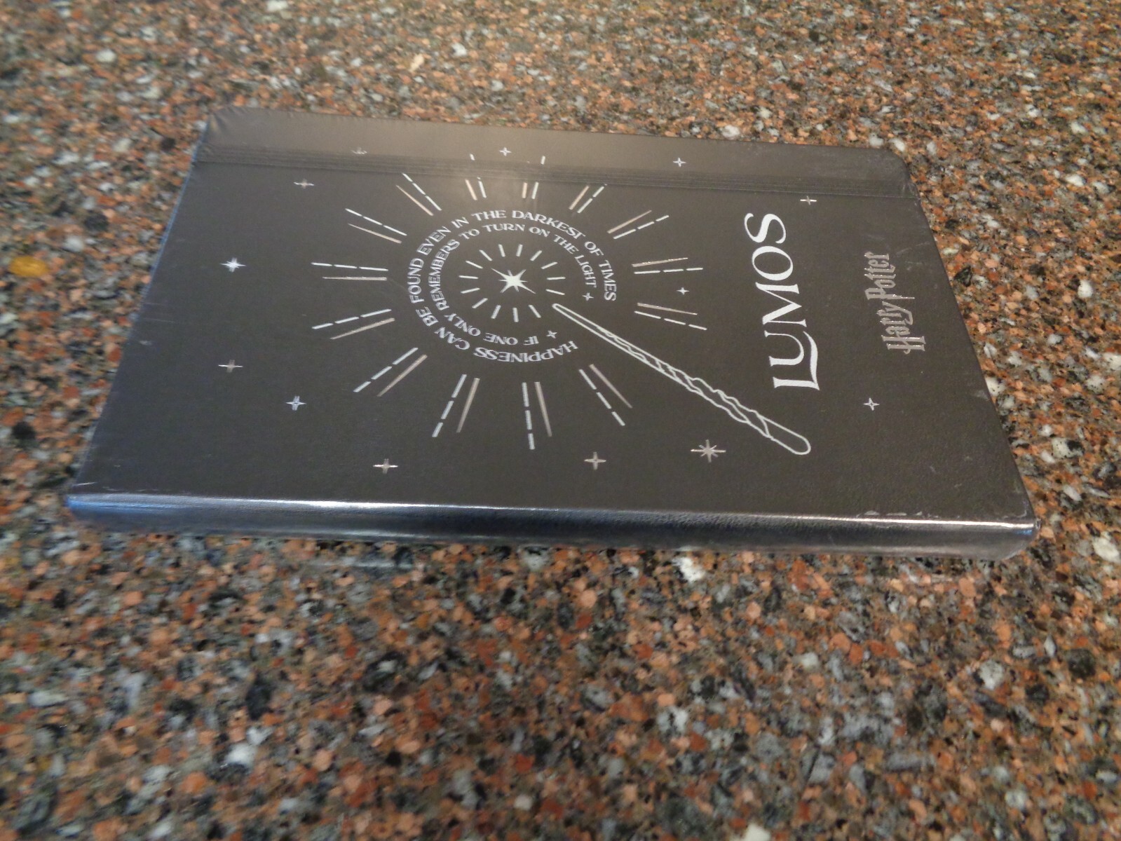 Moleskine Harry Potter Lumos Notebook Hard Cover, Ruled, Large Glow in Dark New