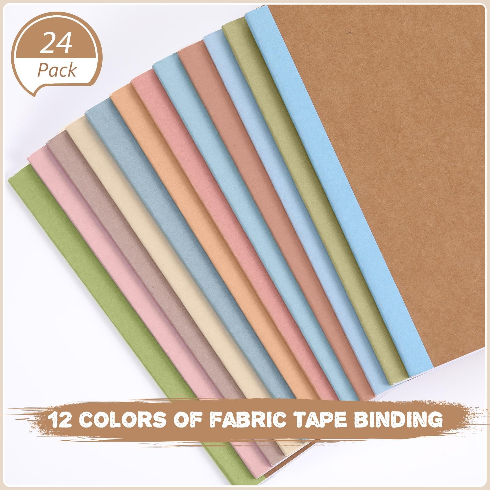 Harloon A5 Composition Notebook Journals 8 x 5.75 in College Light Color