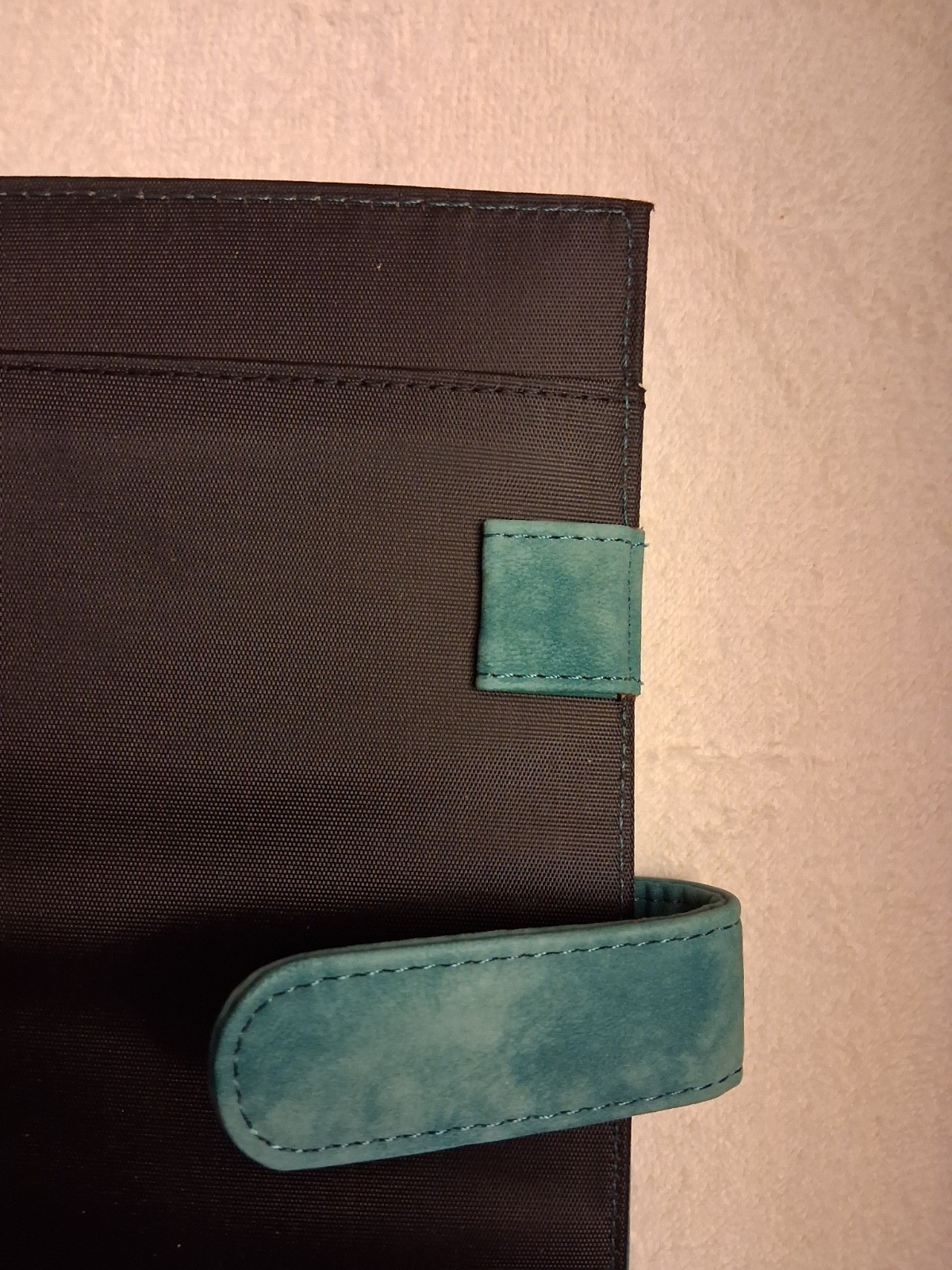 Day-Timer Desk Planner Organizer Binder 7 rings Turquoise Blue
