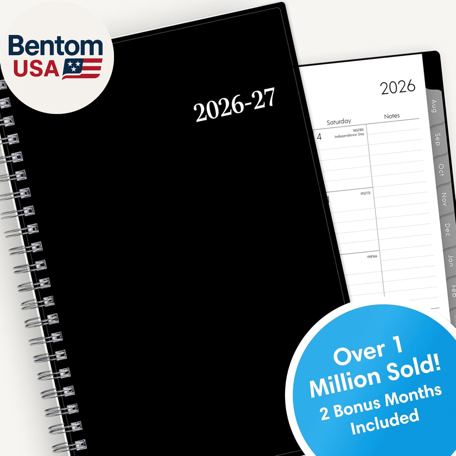 2026-2027 Weekly and Monthly Academic Year Planner Calendar, July 2026 – June 20
