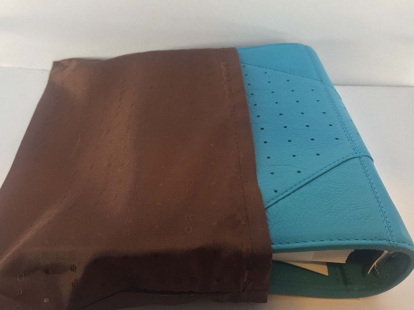 SALE CROSS AUTOCROSS LEATHER POCKET AGENDA CALENDAR (BLUE,TURQ,GOLD) (AC234) $49