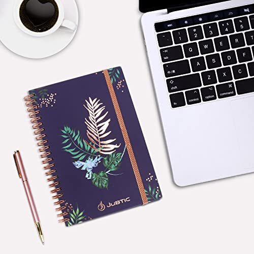 Hardcover Address Book with Alphabetical Tabs, Spiral Bound Premium Dark Blue