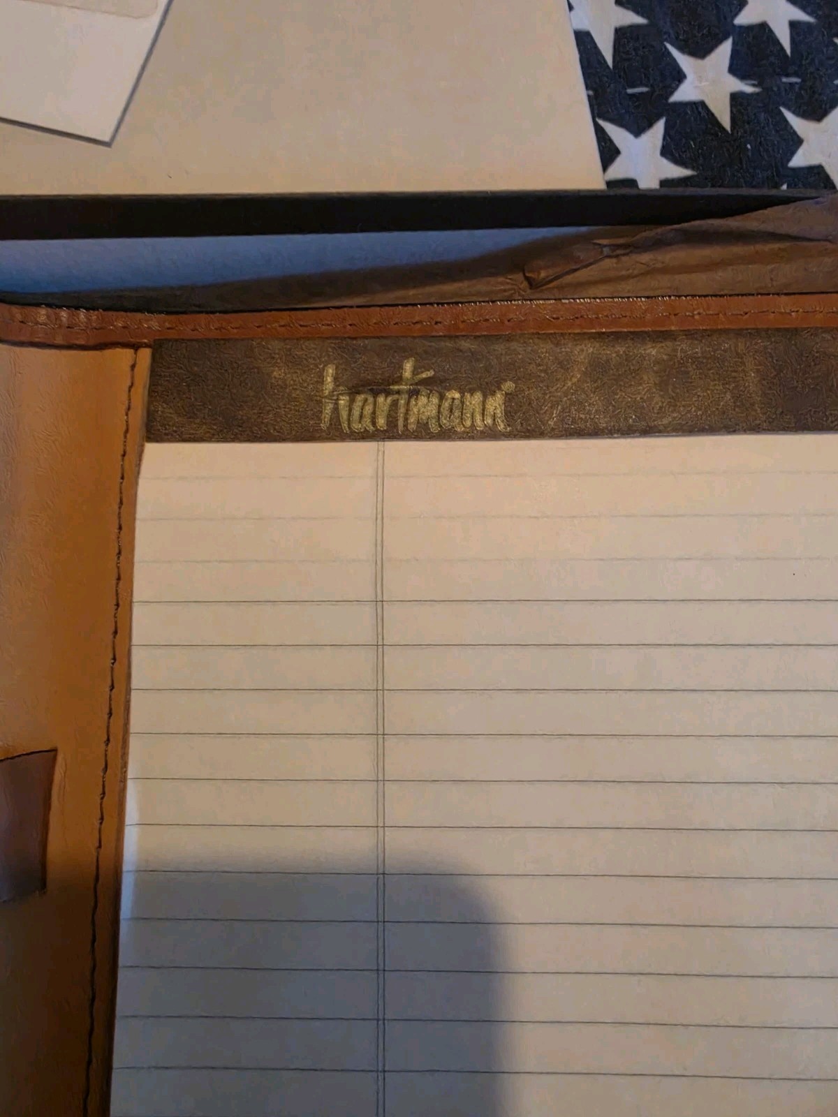 Hartmann Leather Letter Folio Organizer Large Model 4700 BELT EC9