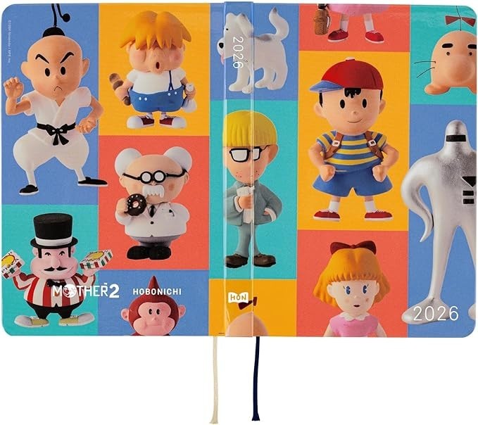 Hobonichi Techo 2026 English Version MOTHER Clay Figure A6/1 Day Monday Start