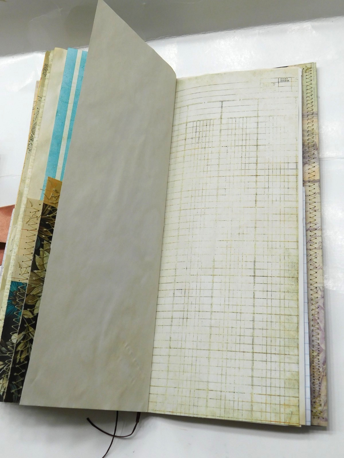 Tall Junk Journal Blank Diary Travelers Notebook 116 Page Vintage Style K
