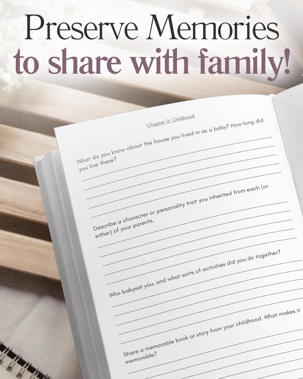 Sister’s Life Story Journal (Hardcover): A Sister