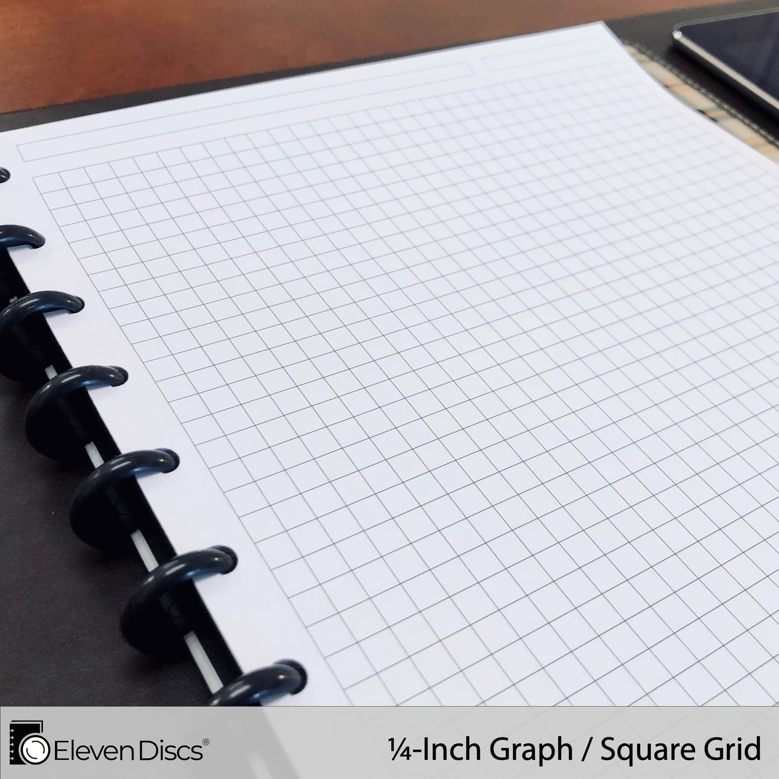 Discbound Paper, Letter Size Square Grid Sheets – Premium 120gsm Heavyweight …