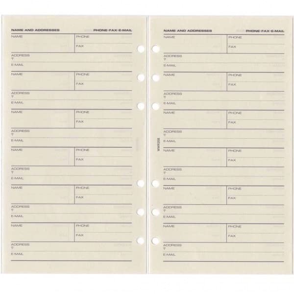 Reimei Fujii Keyword System Planner Refill Dress Bible Size