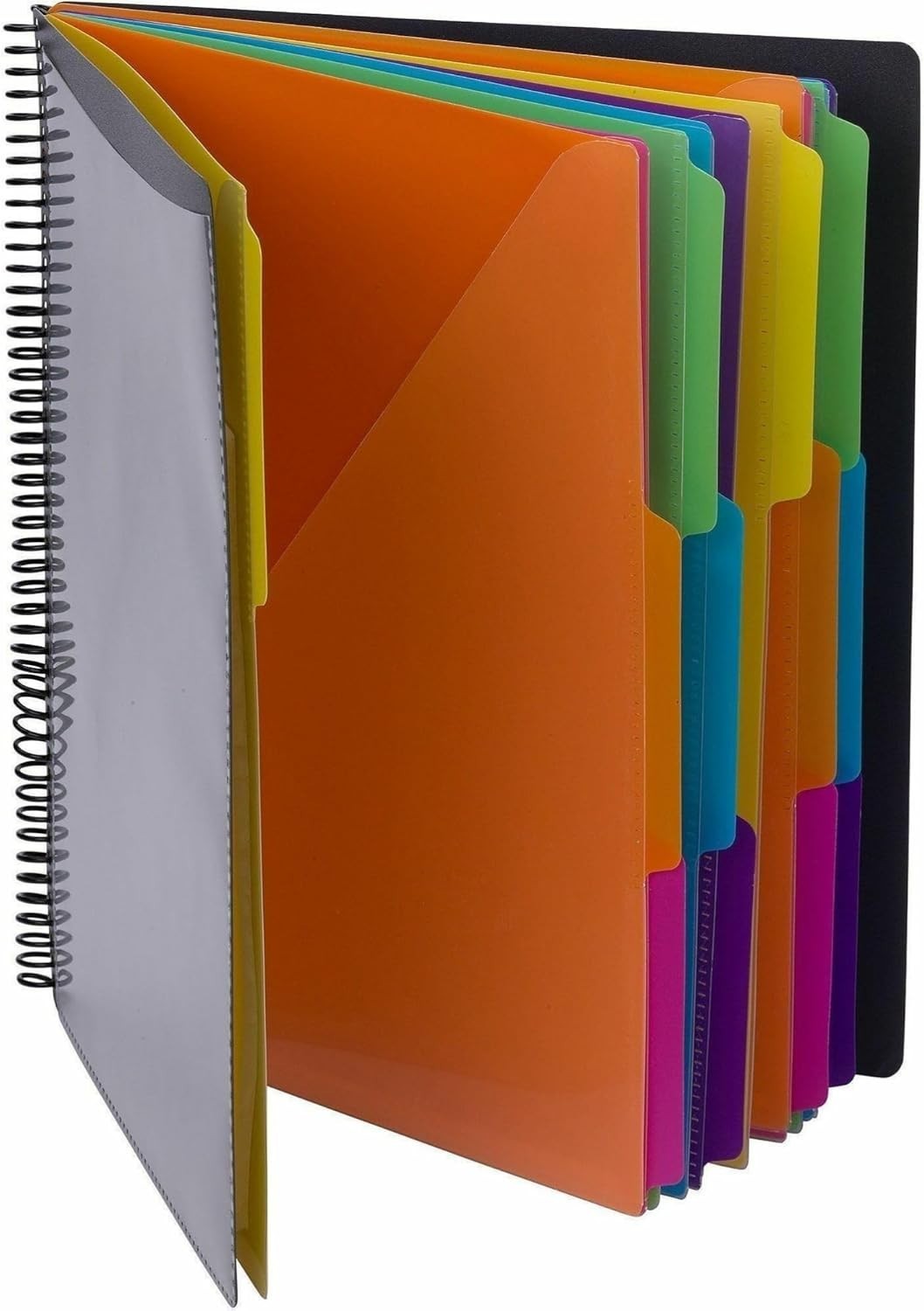 Durable Polypropylene Organizer with 24 Pockets for Paperwork Management