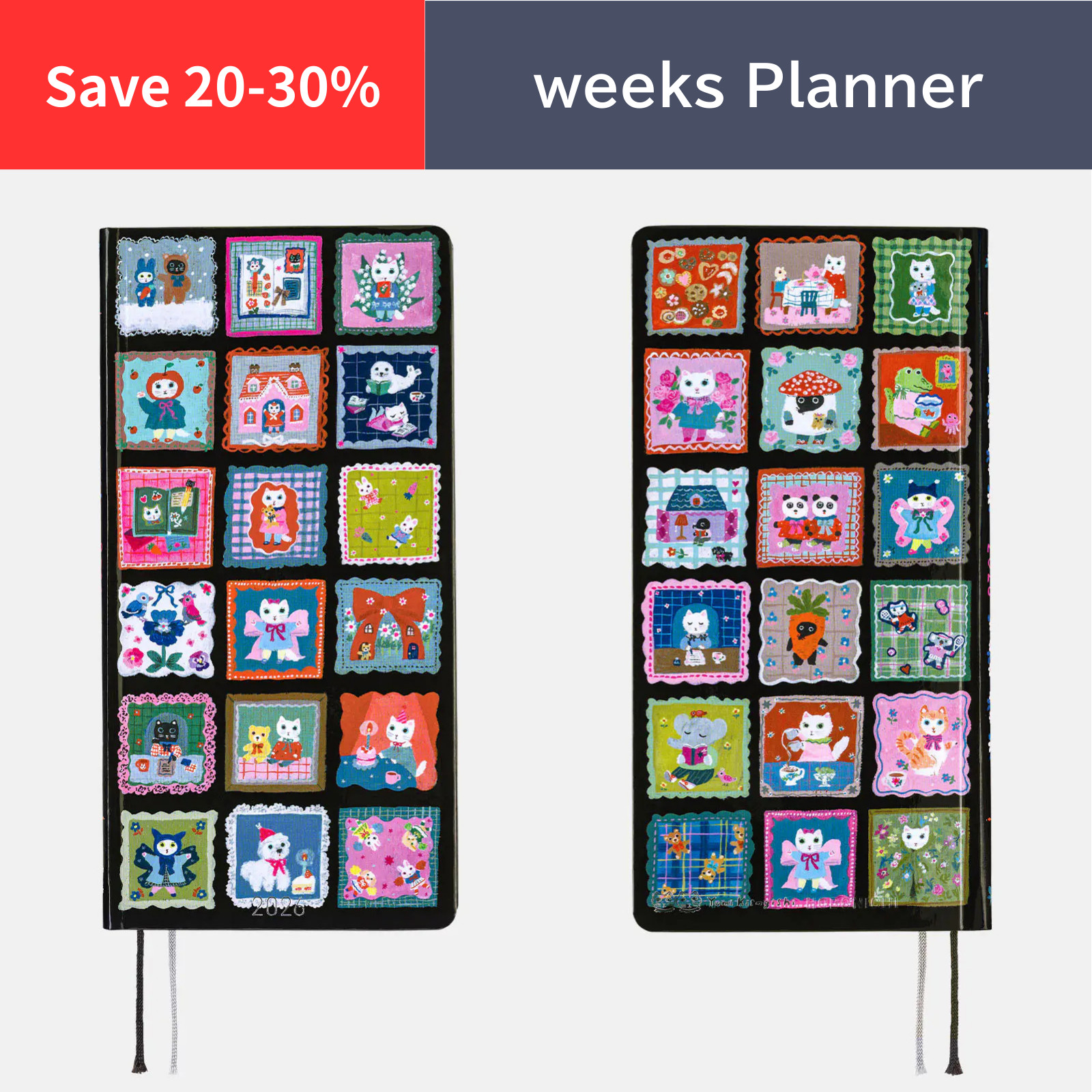 Hobonichi Techo Weeks Planner Yumi Kitagishi Shironeko no Mainichi ENG /JPN 2026
