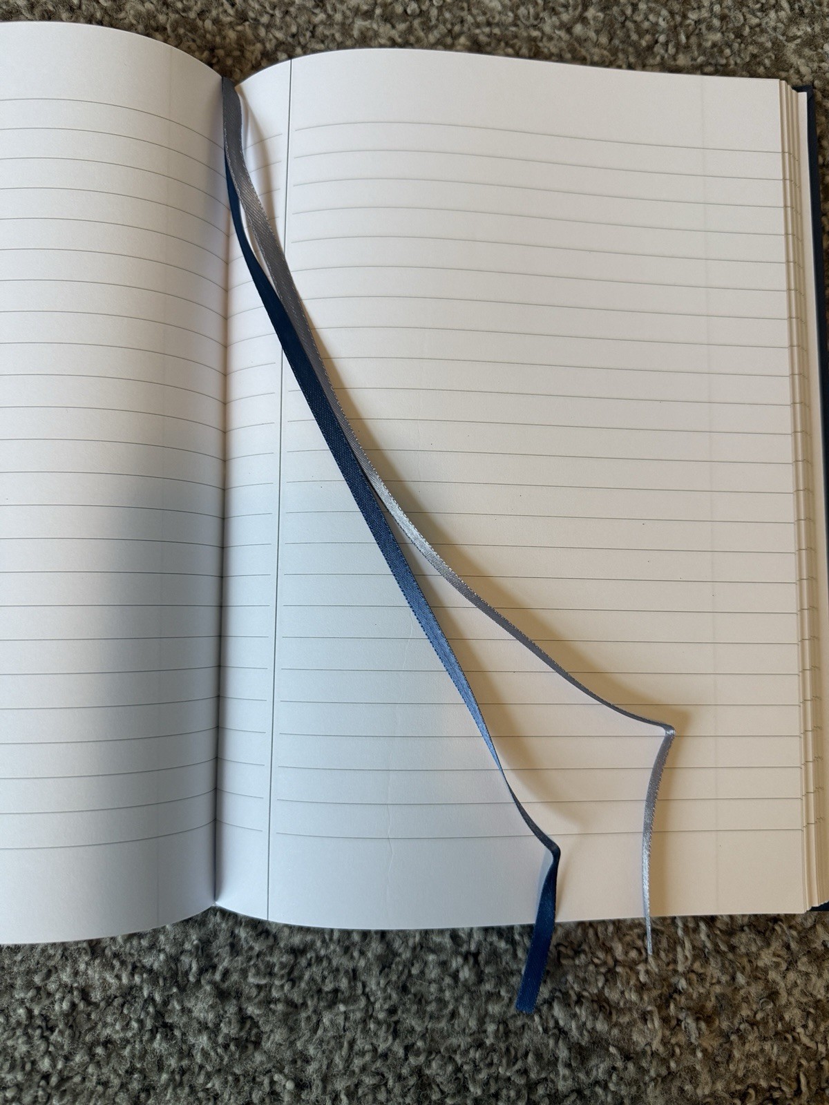 Castelli Made in Italy Navy Blue Lined Notebook Journal “Magnera” 9.5″ x 7″ NEW