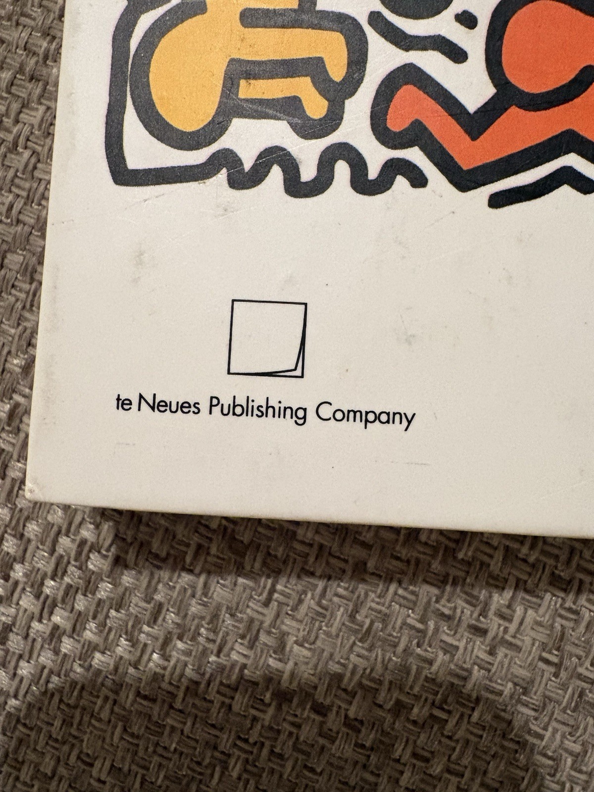 Keith Haring Blank Book Journal W Lined Notebook Type Pages 1994 Vintage