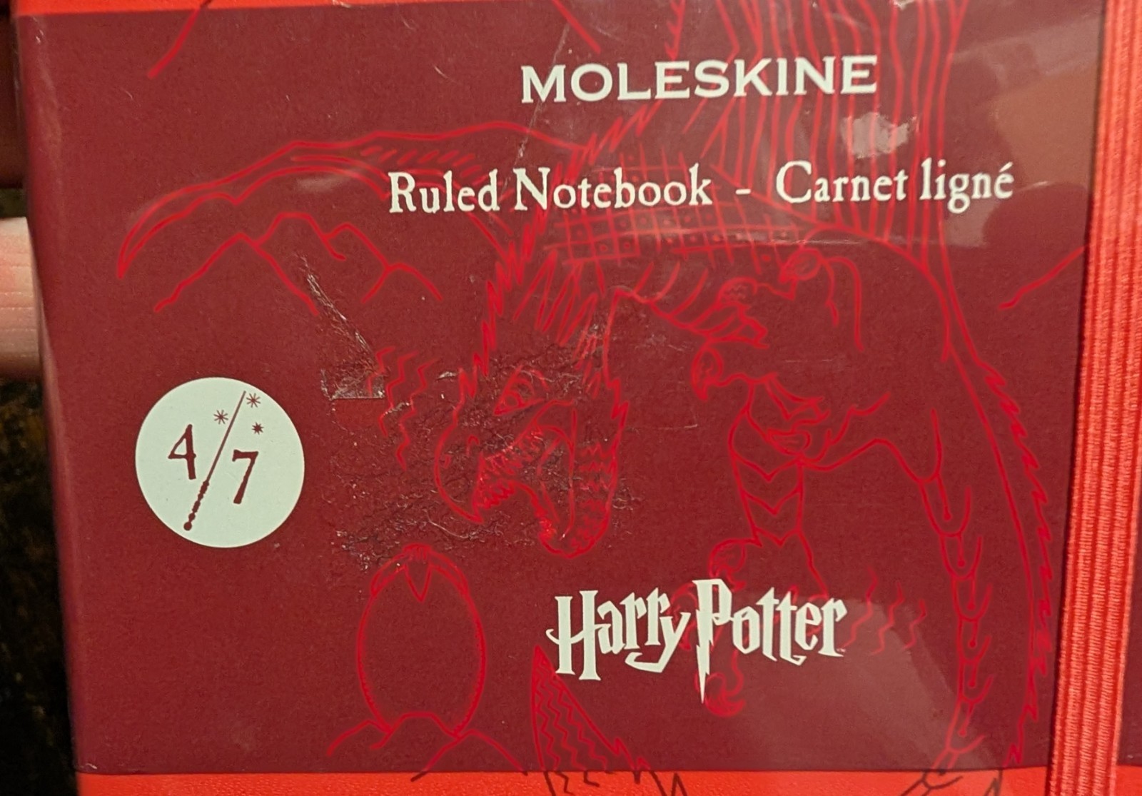 Harry Potter Moleskine 4&5/7 Ruled Violet Hardcover 5×8.25″ Limited Edition NEW