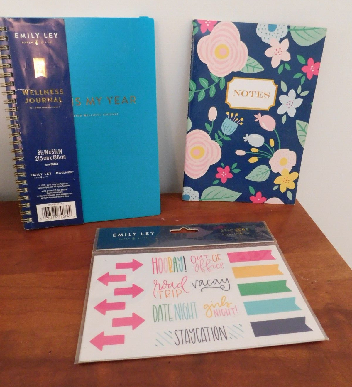Simplified by Emily Ley Wellness Journal “This is My Year” + Notepad + Stickers