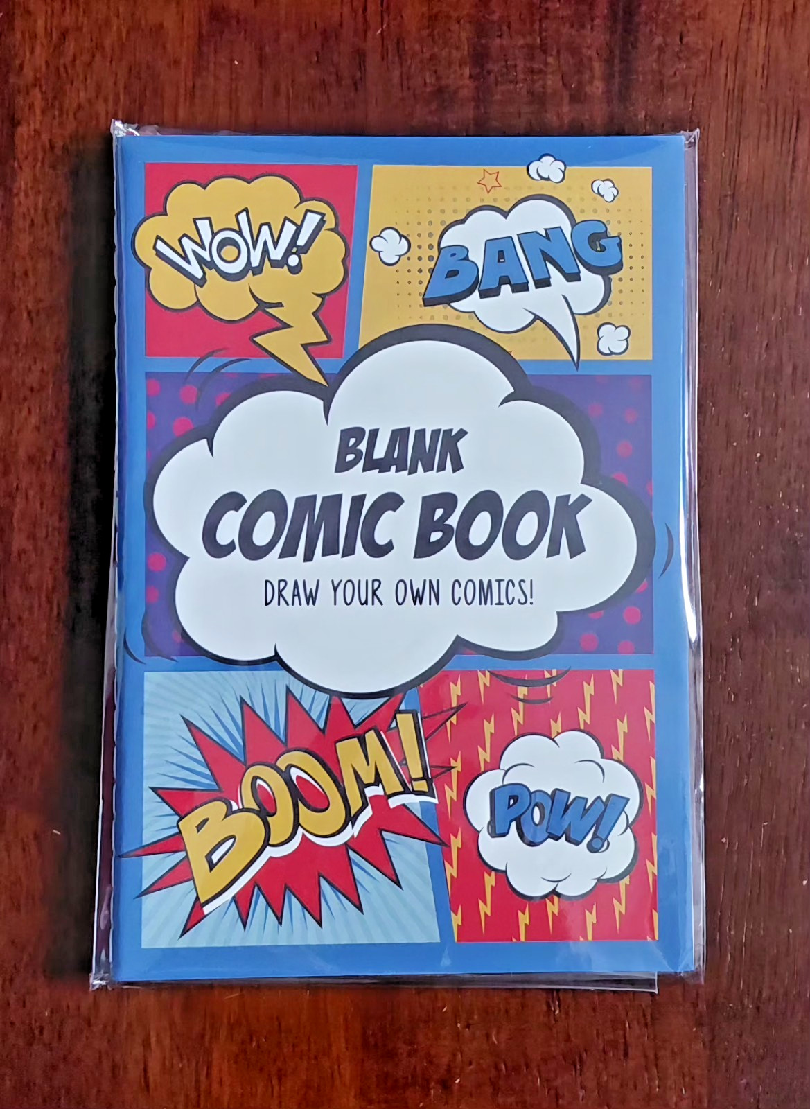 Blank Comic Book Draw Your Own Comics! with Stencil New in Original Sleeve. P2