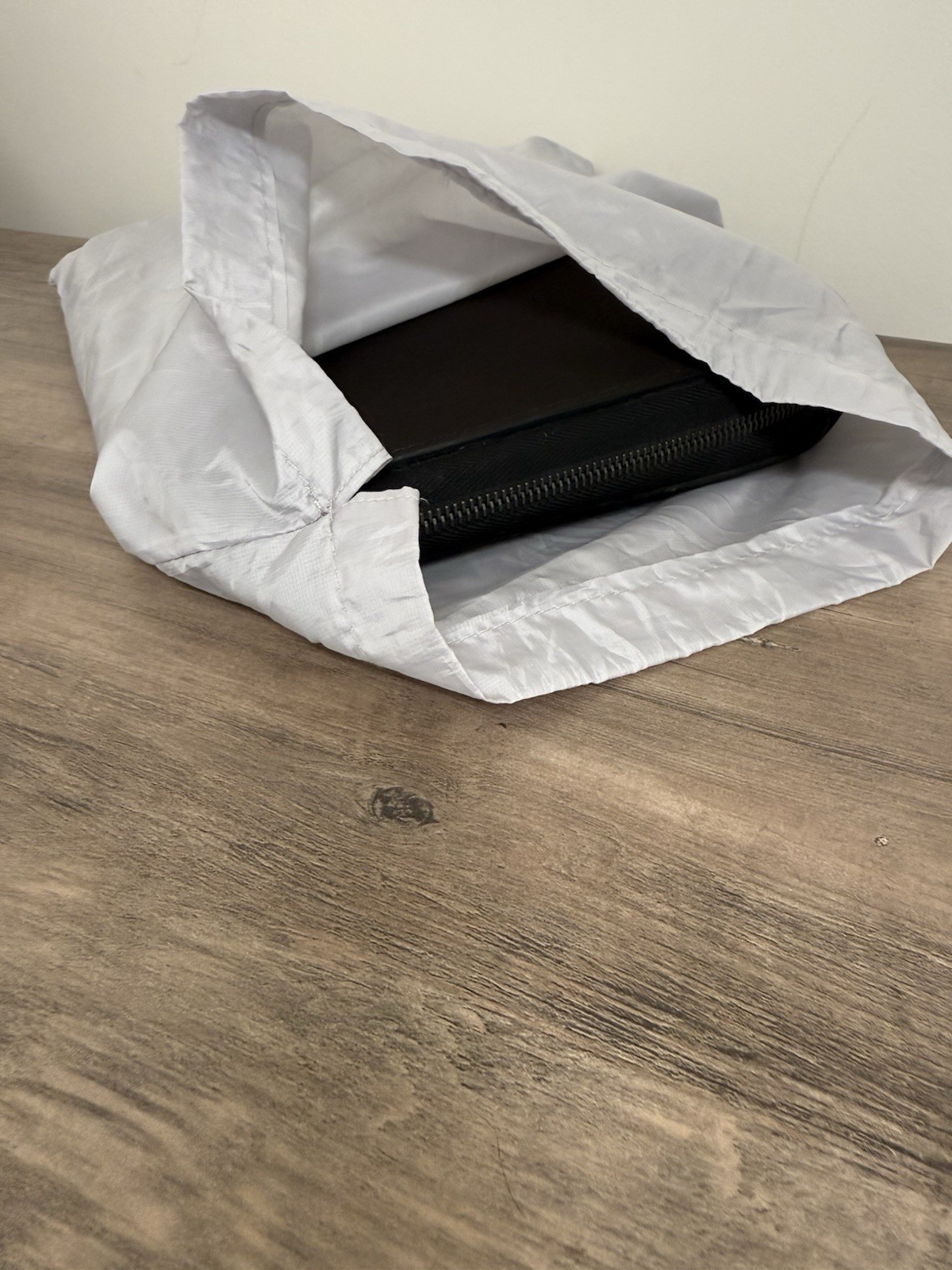 This Is Ground TIG Mod 4 Matte Black Leather Portfolio Zipper Case Rare Sold Out