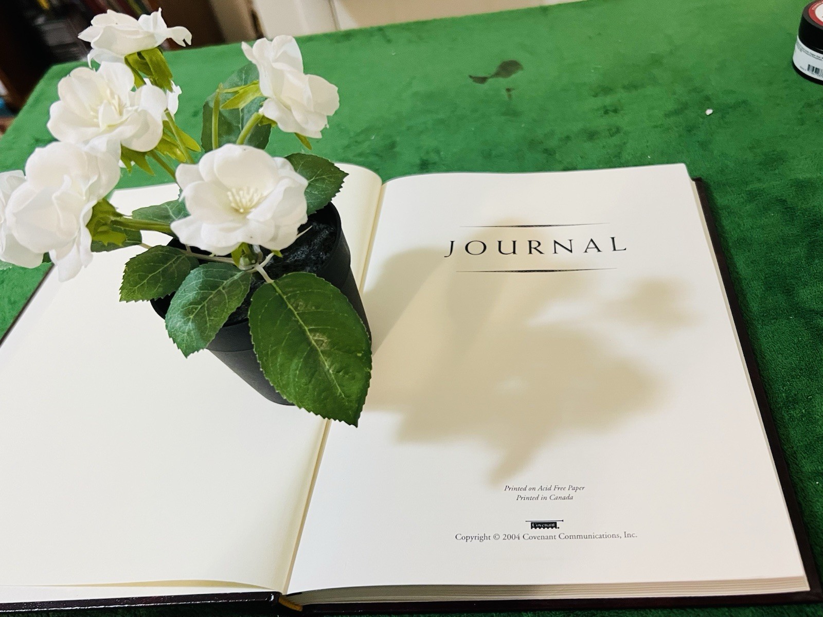 Daily Journal Hardcover Blank Journal Acid Free Paper, Notebook