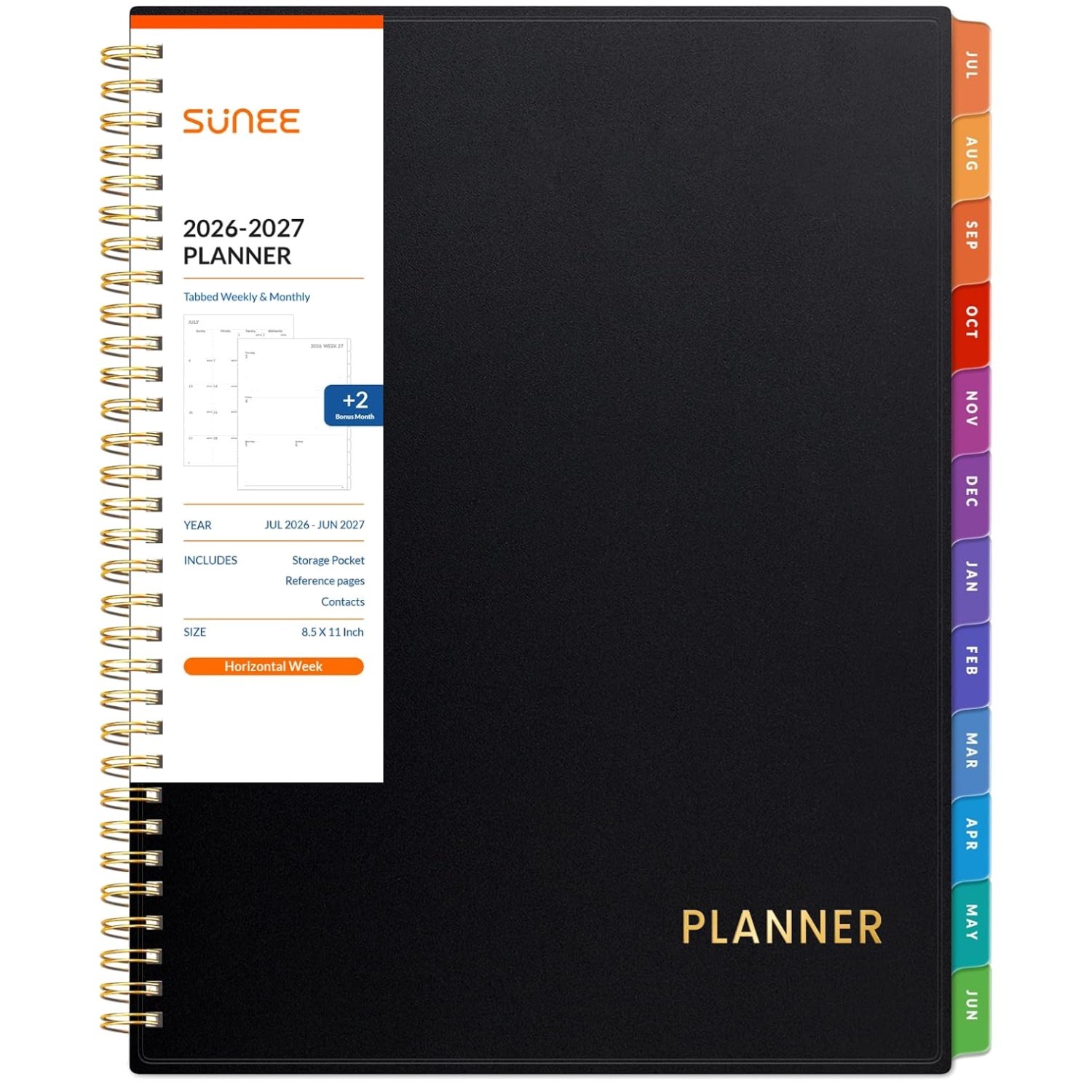 Student Teacher Planner – 8.5″x11″, July 2026 to June 2027