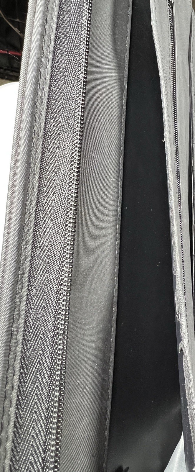 UPS Zippered Portfolio Organizer Binder Document Case Business Padfolio