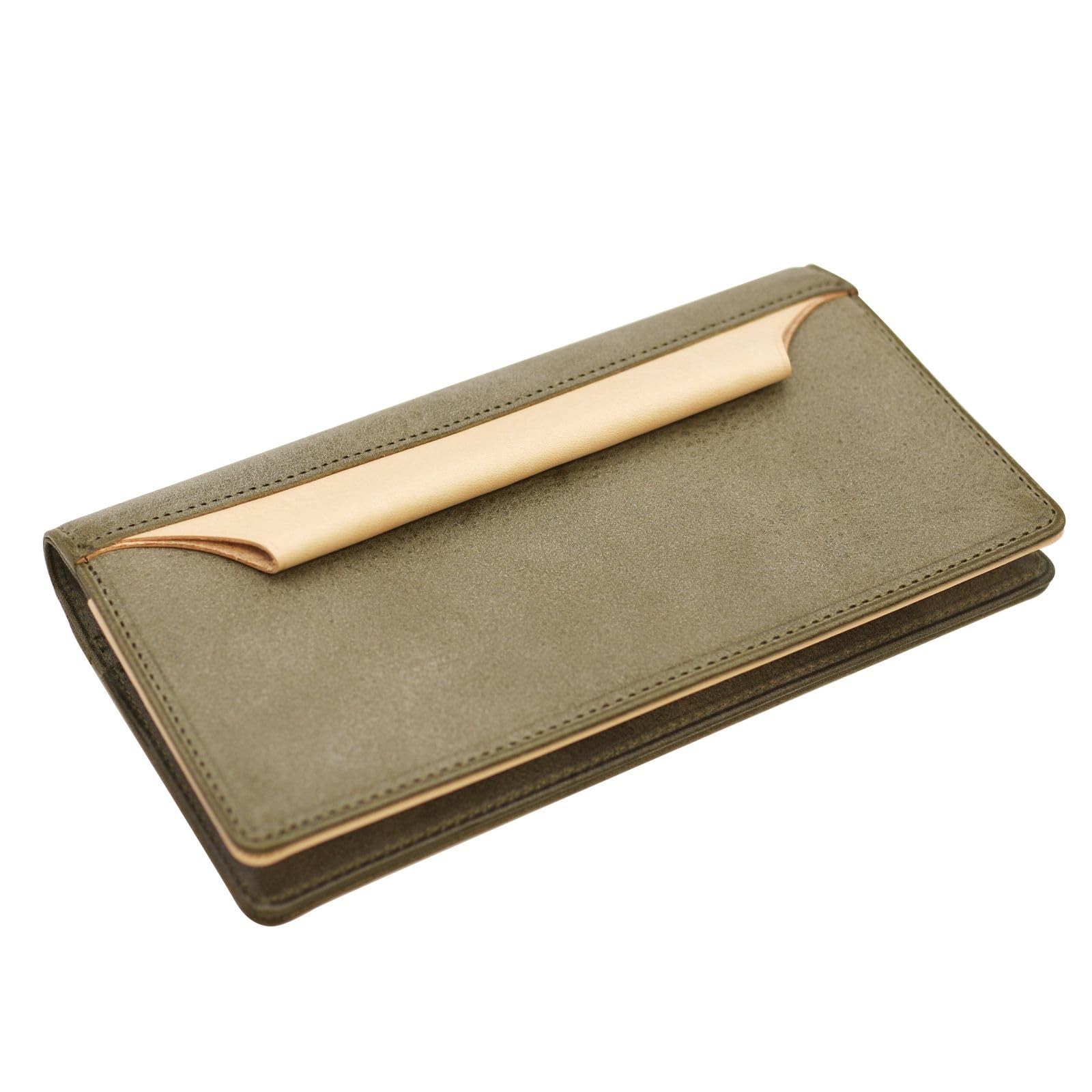 DESIGNPHIL N/PEARCE Narrow Size 11mm Green Genuine Leather System Planner