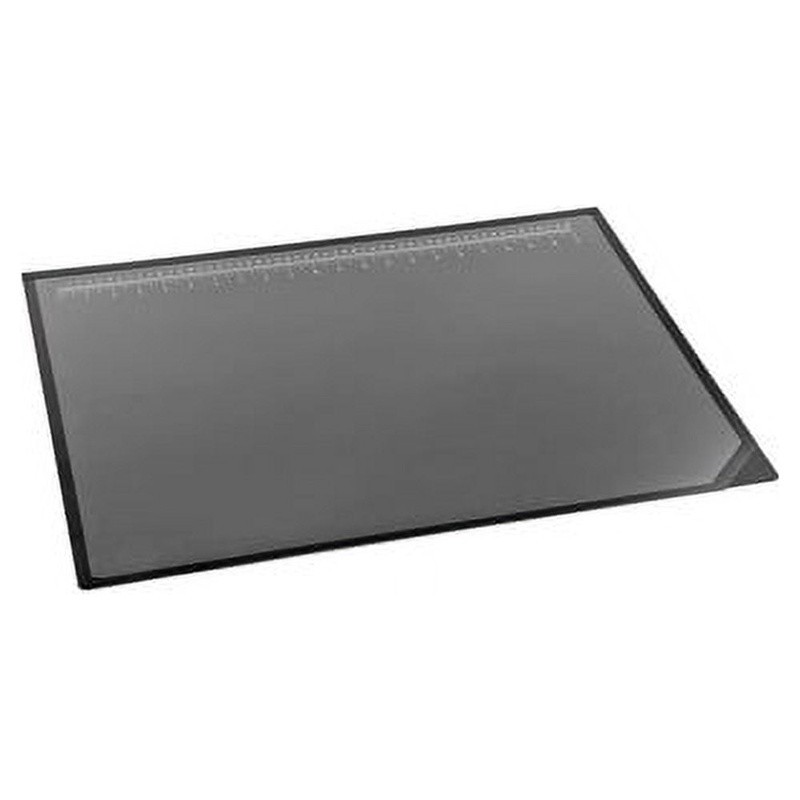 Desktop Organizer Pad Hinged Cover Non-Slip Note Storage Ruler Reference List US