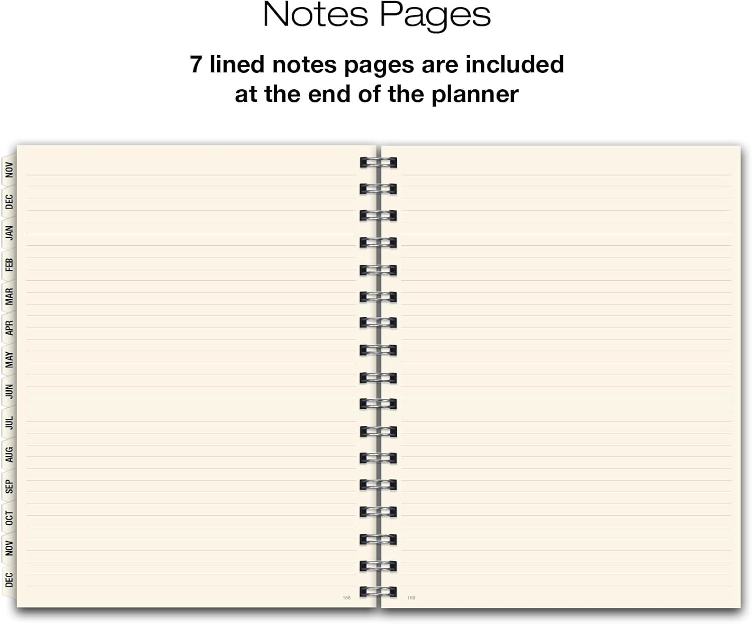 ESSENTIAL 2025 Monthly & Weekly Planner with Tabs, 7″X9″: 14 Months (November 20
