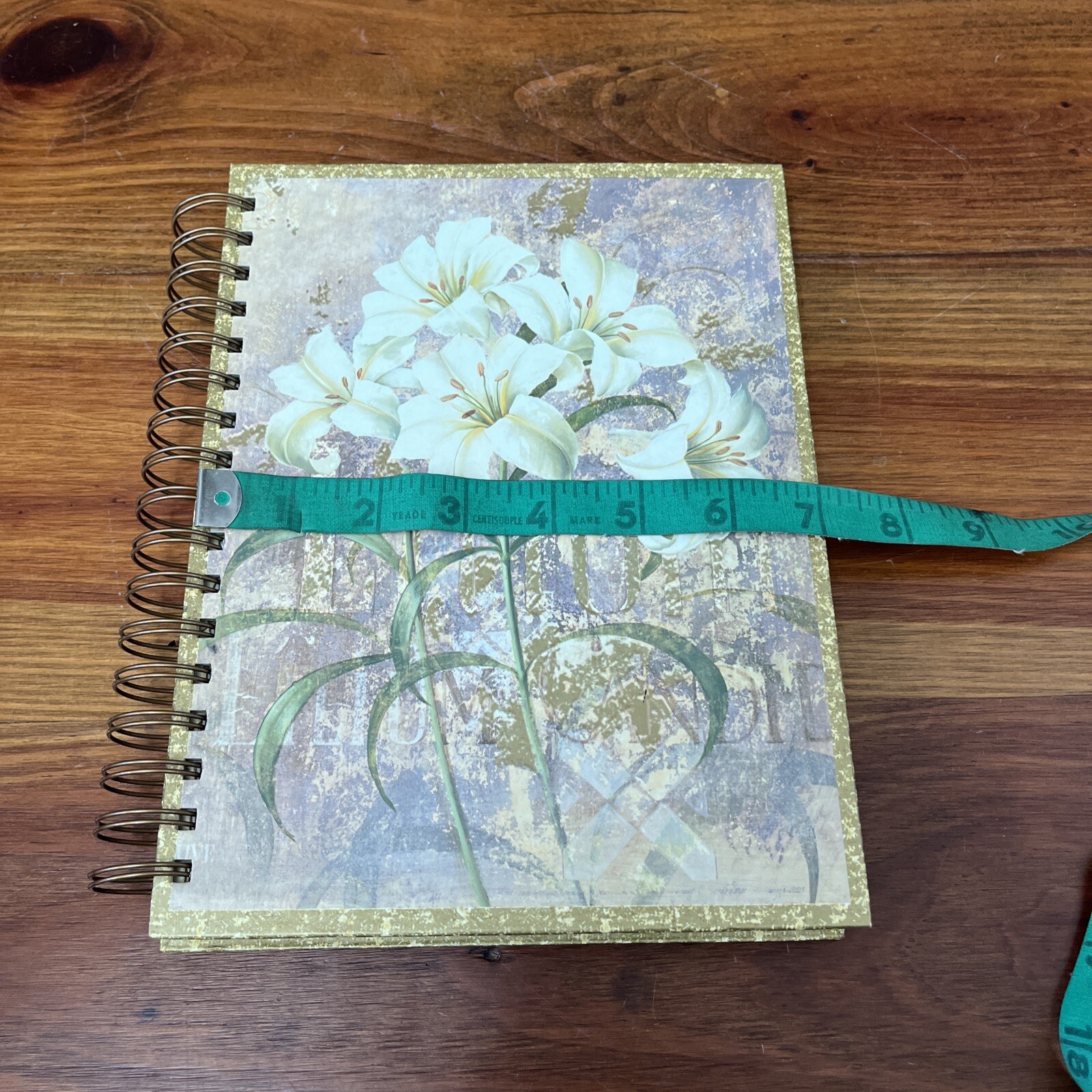Spiral Journal/Notebook Lined Journal with Back Pocket and Hardcover 8.5″ X 6.4