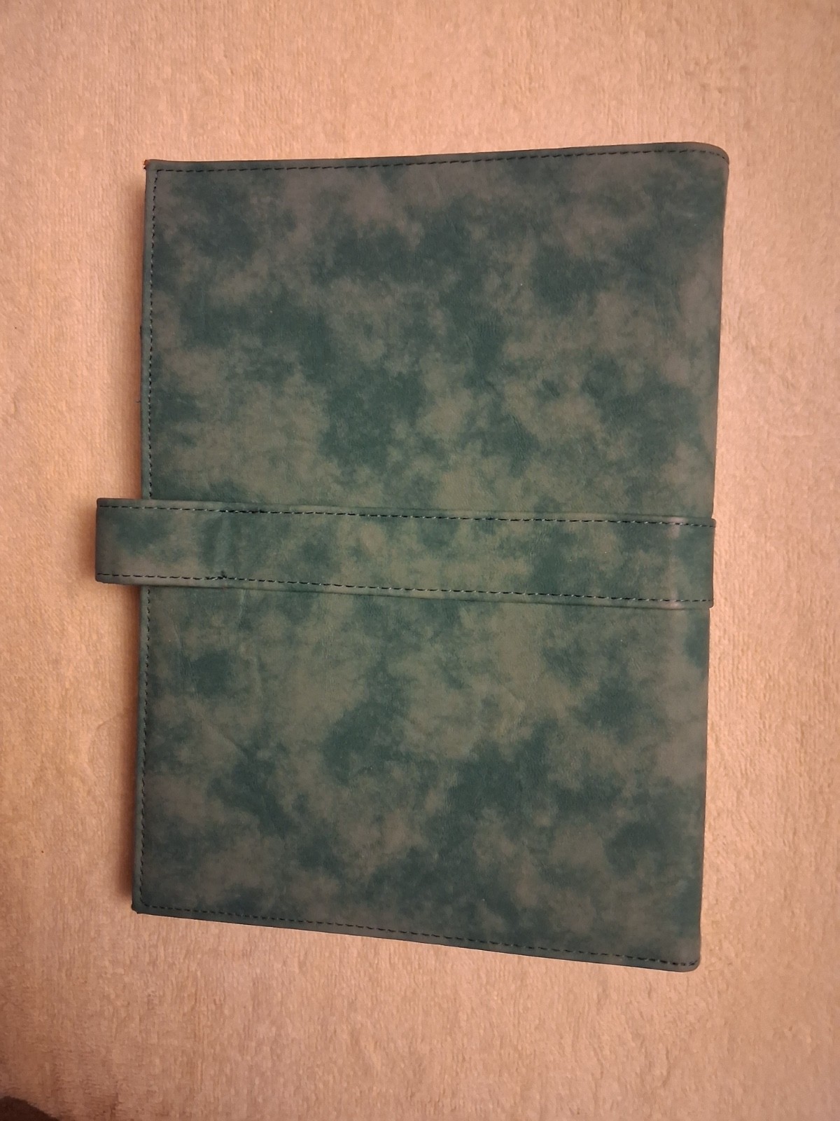 Day-Timer Desk Planner Organizer Binder 7 rings Turquoise Blue