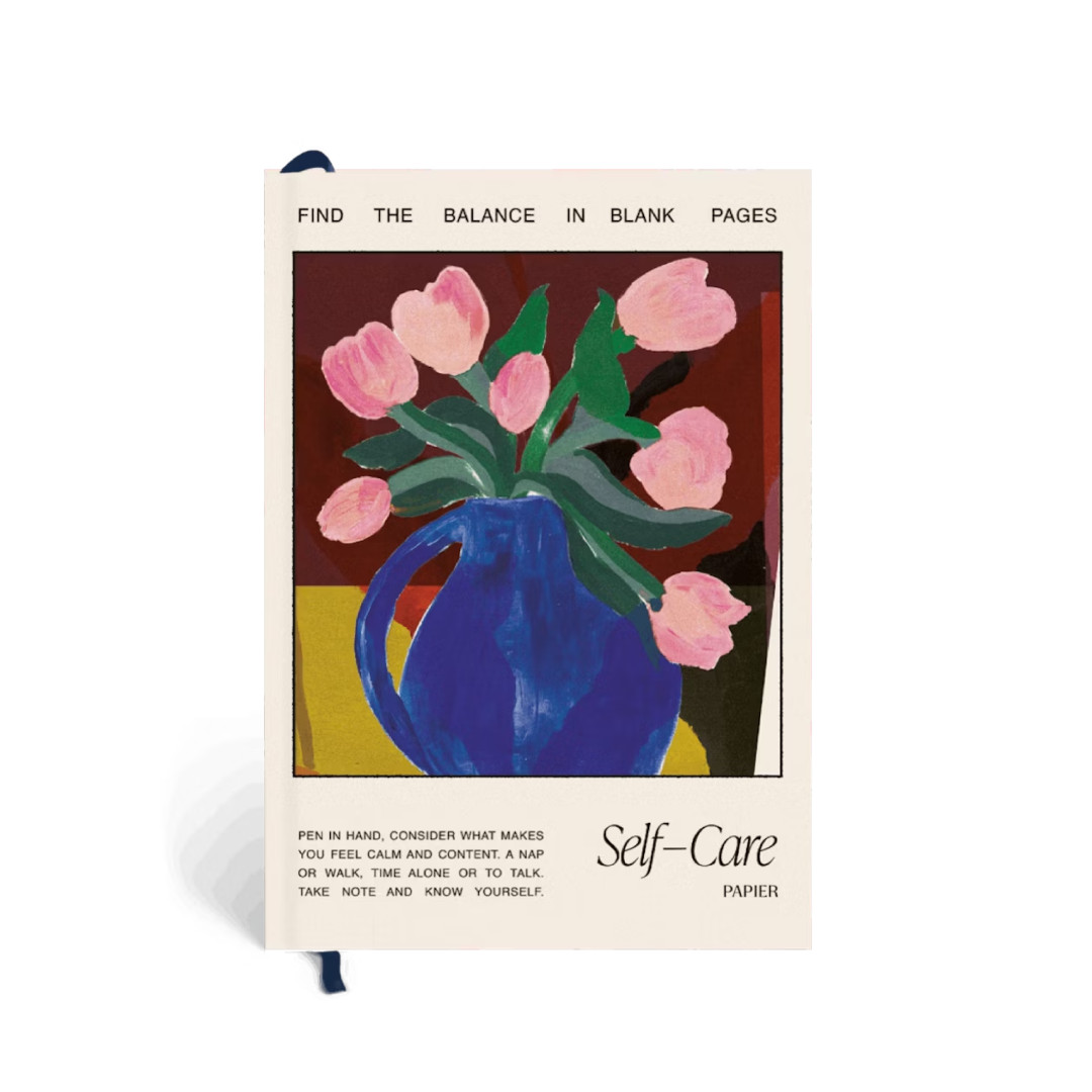 Papier – Tulip Vase A5 Hardcover Guided Wellness Journal