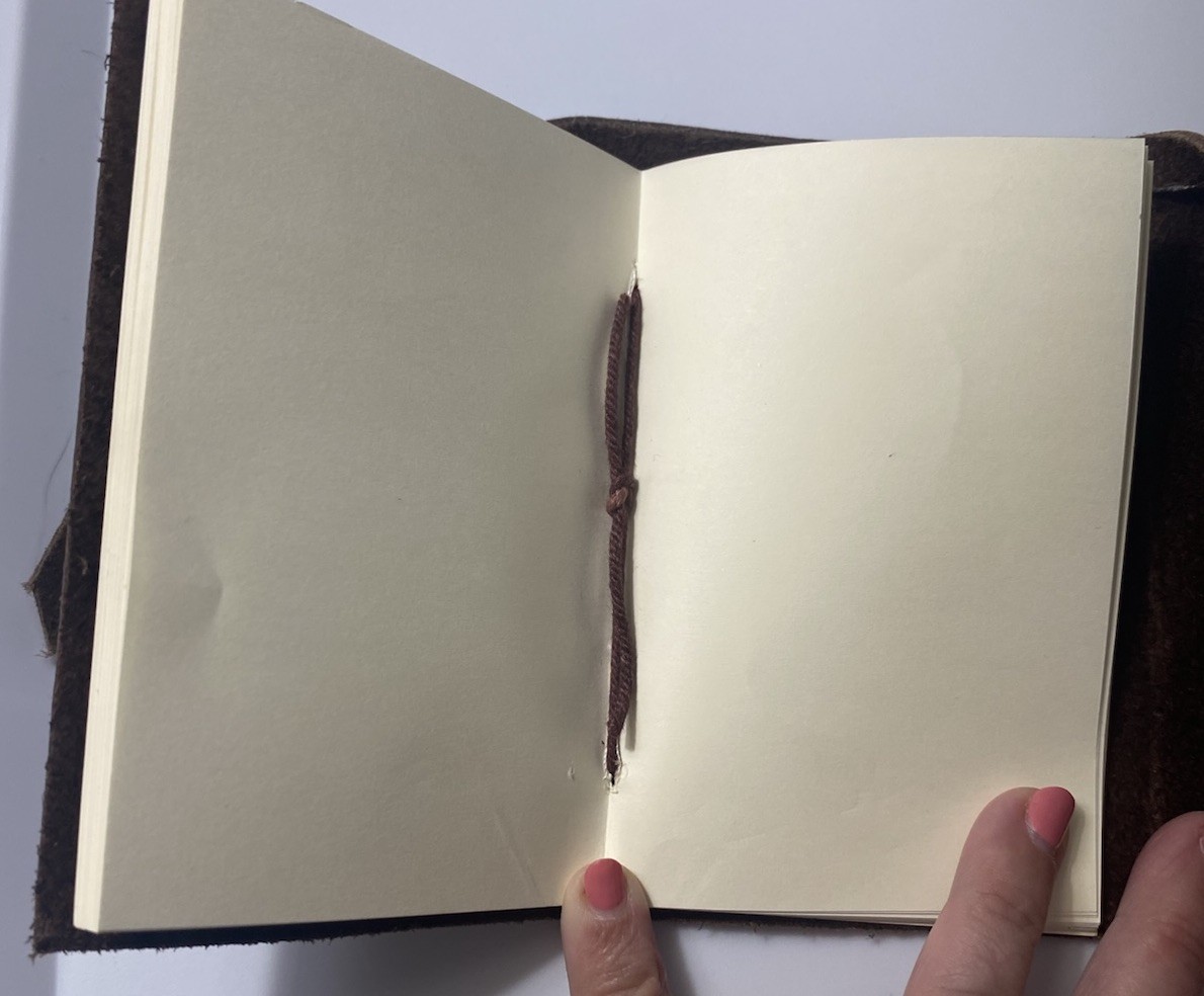 Profound Genuine Leather Journal Pocket Size Pre Owned Not Used! Refillable!!