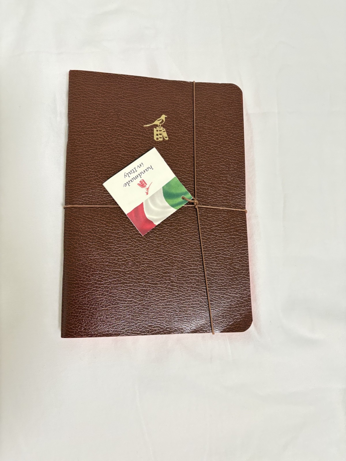 Set of 3 Bieffe Handmade in Italy Notebooks Lined 5.5 x 8 Brown