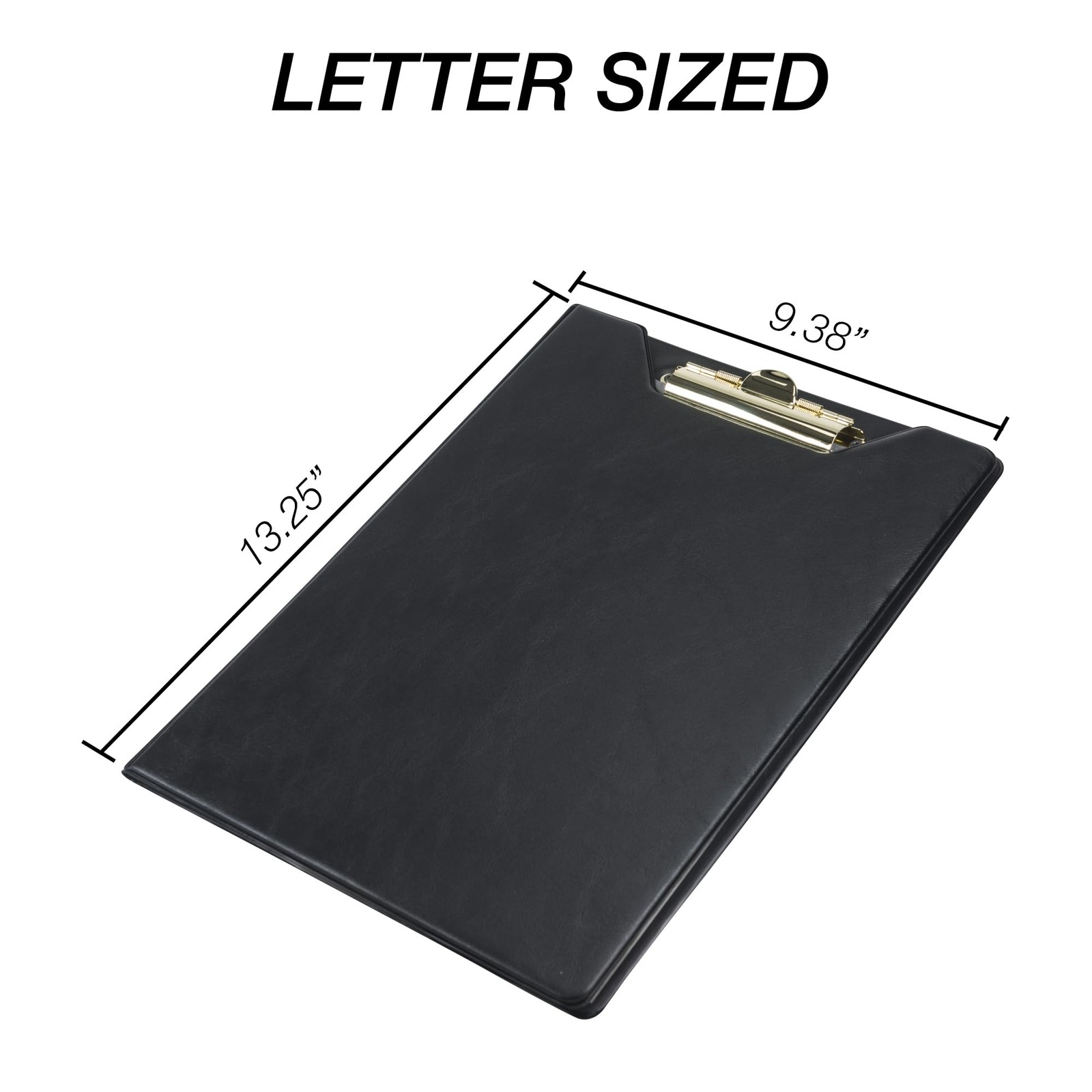Faux Leather Portfolio Padfolio With Clipboard Notepad For Business Professio…