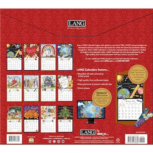 LANG Schoolhouse 2025 Wall Calendar (25991001940) Multi