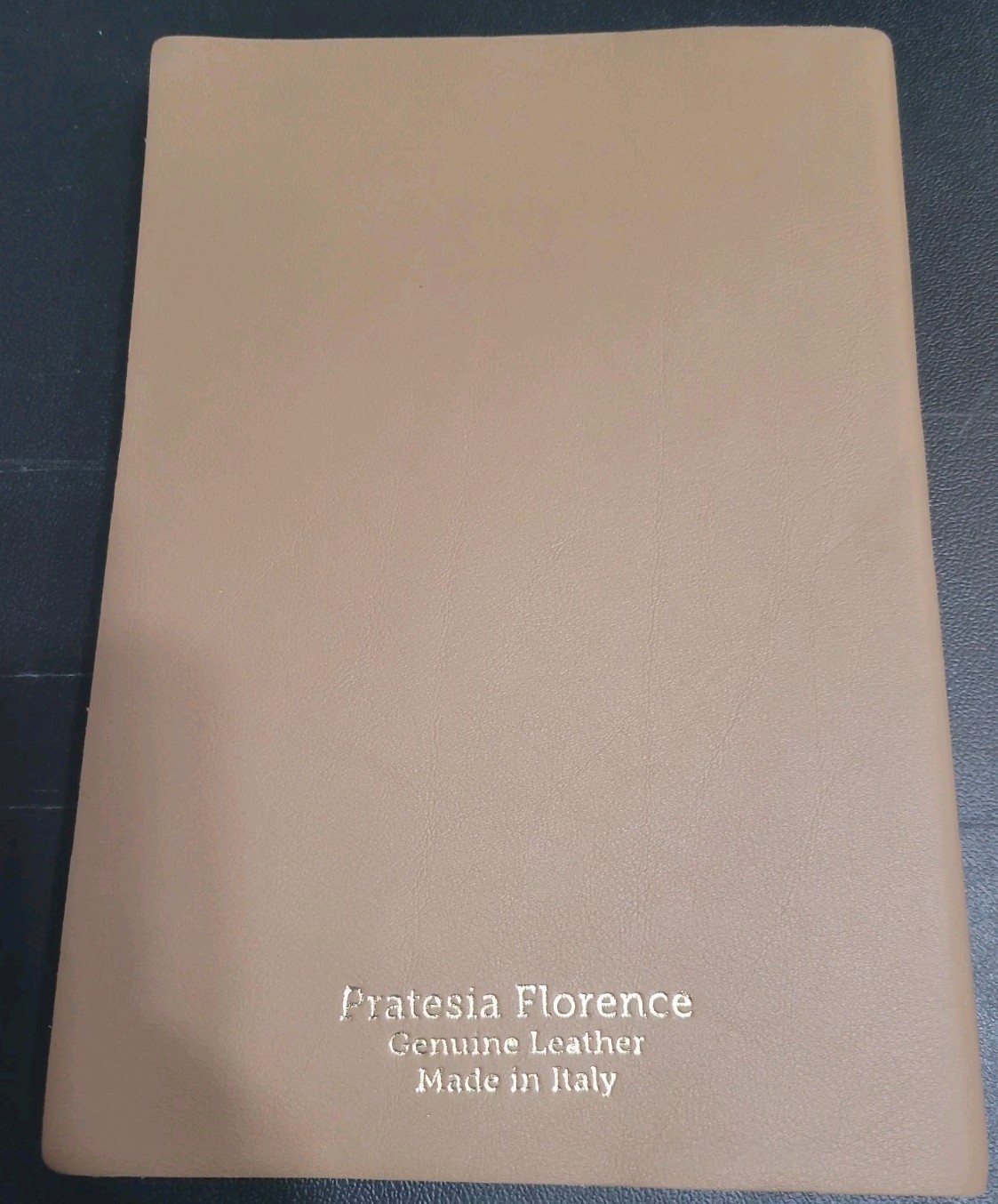 Genuine Italian Leather Journal Pratesia Florence Made In Italy 8.5”x6” Tan