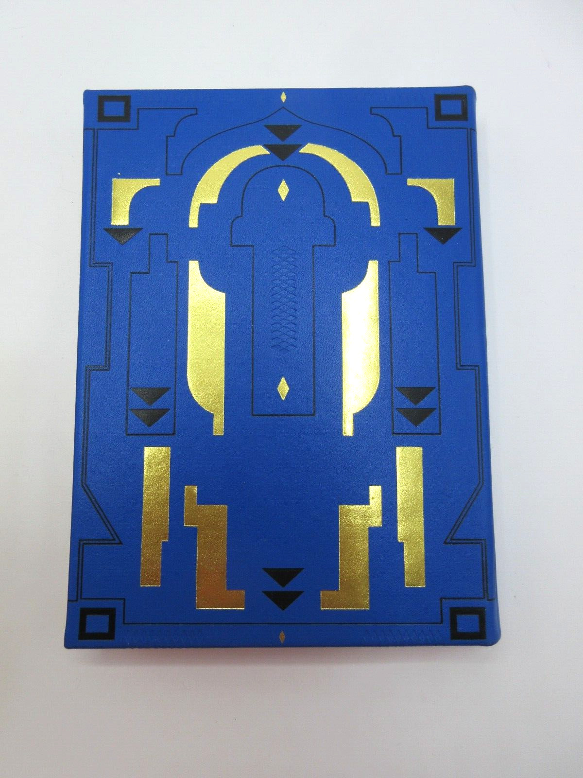 Graphic Image Journal 7″ Leather Hardcover 224 Lined Pages Blue w Gold