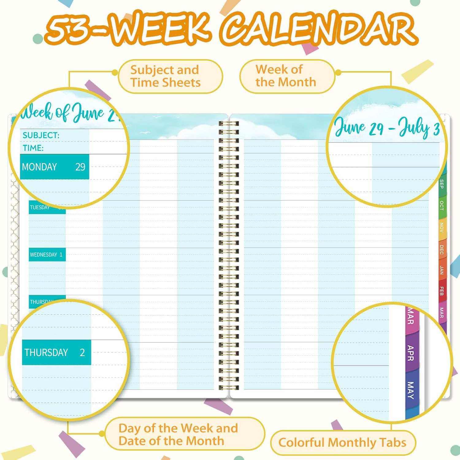 Teacher Planner 2026-2027 – Teacher Lesson Planner, July 2026 – June 2027, 2026-